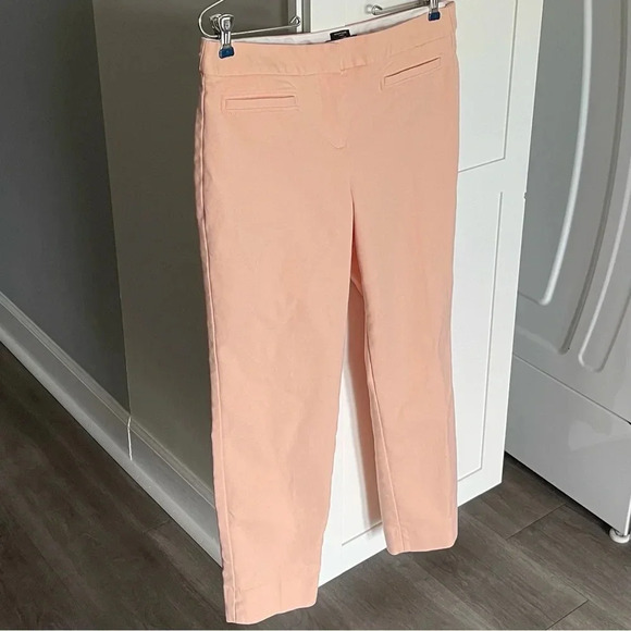 Talbots Hampshire Curvy Peach Crop Ankle Pants Women’s 8 Petite - Picture 5 of 12